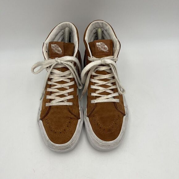 Vans Off The Wall Scotchgard Brown Suede 3M Sneaker Shoes High Top Men’s Size 7 - Picture 4 of 11